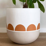 Custom Painted Dipped Bloom Lightweight Plant Pot