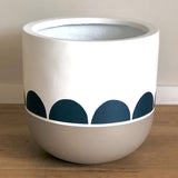 Custom Painted Dipped Bloom Lightweight Plant Pot