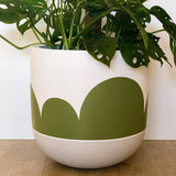 Custom Painted Dipped Boldly Bloom Lightweight Plant Pot
