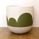 Custom Painted Dipped Boldly Bloom Lightweight Plant Pot