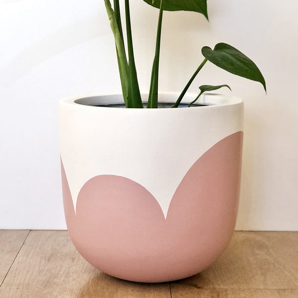 Small Boldly Bloom Plant Pot in Pink